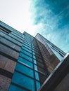 Picture of a building lines and reflection