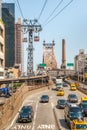 Traffic on the Queensboro/ 59th Street Bridge in New York City