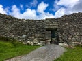 Cahergal Stone fort County Kerry Ireland Royalty Free Stock Photo