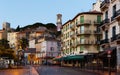 Cannes french riviera historical streets and building