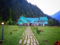 Government hotel in a remote area in Kashmir.