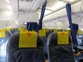 Interiors of Bhutan airlines flight