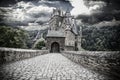 Castle Eltz in mystical moment