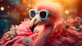Picture a chic flamingo