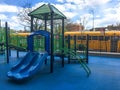 Children`s Playground with School buses