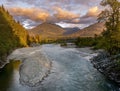 Chilliwack River in Chilliwack British Columbia Canada