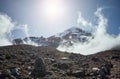 Picture of the Chimborazo volcano, Ecuador Royalty Free Stock Photo