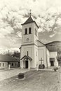 Picture of Church of saint Jana Nepomuckeho, Oravsky Podzamok, Slovakia, Europe