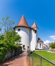 Church of St. Sebastian, Fabian and Roch at Pungart and Pungert Tower Royalty Free Stock Photo