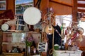 Cluttered junk shop Ohrid Macedonia Royalty Free Stock Photo