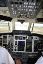 Picture from the cockpit Royalty Free Stock Photo