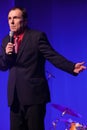 Colin Quinn performing at Symphony Space NYC