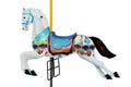 Horse carousel, isolated