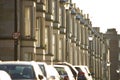 Victorian colony homes made of sandstone in Edinburgh, Scotland