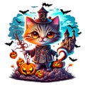 Concept Halloween Cute death halloween background