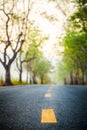 Picture concept, The road ahead will be long. Start from the first step. Image has shallow depth of field Royalty Free Stock Photo