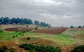 Mount of Beatitudes countryside, Lake Galilee Royalty Free Stock Photo