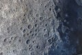 A picture of craters on the surface of the moon