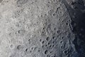 A picture of craters on the surface of the moon