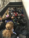 Crowed subway in New York City Royalty Free Stock Photo