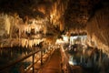 Crystal caves in bermuda Royalty Free Stock Photo