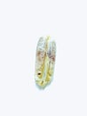 A picture of date seed on white background ,