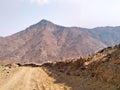 A picture of the descent from Wadi Farah which offers a beautiful view