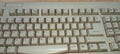 Picture of a desktop computer keyboard in the 1990s