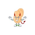 A picture of devil sarcina cartoon character design Royalty Free Stock Photo