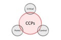 picture diagram of CCP mean to critical control point Royalty Free Stock Photo