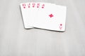 Picture of diamond on poker playing cards