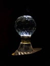 Picture of a diamond shaped glass object