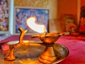 Picture of Diya lamp. Diwali Celebration