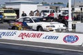 Dodge drag car at the starting line Royalty Free Stock Photo