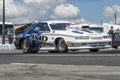 Dodge drag car on the track Royalty Free Stock Photo