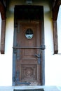 Door To The Church Of St. Peter Of Alcantara With The Three Kings Mark, KarvinÃÂ¡, Northern Moravia, Czech Republic