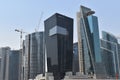 Picture of Dubai Business Bay skyline with a beautiful black building from Omniyat