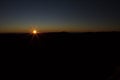 Early morning sun rise over Mount Sinai Egypt Royalty Free Stock Photo