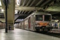 Z5300 Class EMU from Transilien SNCF, specialized in commuting and suburban services, waiting on a platform of Paris Montparnasse