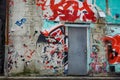 Banksy style Underground graffiti art in Toronto