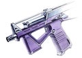 Picture of an exclusive automatic weapon submachine gun for melee.