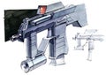 Picture of an exclusive automatic weapon submachine gun for melee.