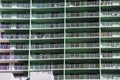 Exterior patios on an apartment building in Miami Florida