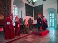 Famous Bunratty Entertainers at Bunratty Banquet Royalty Free Stock Photo