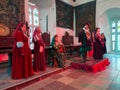 Famous Bunratty Entertainers at Bunratty Banquet Royalty Free Stock Photo