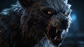 picture of Fearsome werewolf Portrait generative AI