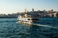 Picture of a ferry in Istanbul Bosphorus.