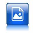 Picture file format icon Royalty Free Stock Photo