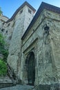First gate to the Orava Castle, Oravsky Podzamok, Slovakia, Europe