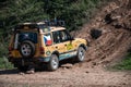 Picture of a First generation Land Rover Discovery series I prepared for the Camel Trophy